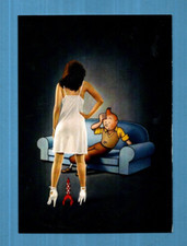 Carte postale tintin d'occasion  Neaufles-Saint-Martin
