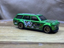HOT WHEELS 71 DATSUN 510 VAGÃO PÁSSARO AZUL NFTH SOLTO LINDO E PERFEITO ESTADO, usado comprar usado  Enviando para Brazil