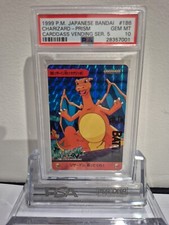 Charizard 186 Prism Bandai Carddass Vending Series 5 1999 - PSA 10 comprar usado  Enviando para Brazil
