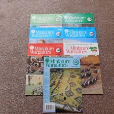 Miniature wargames magazines for sale  BAGSHOT