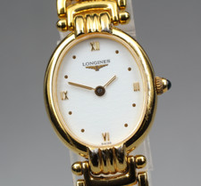 [Exc+5] Longines L6.202.2 relógio feminino quartzo oval mostrador romano branco do Japão comprar usado  Enviando para Brazil