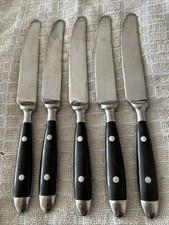 Bistrobesteck edelstahl schwar gebraucht kaufen  Böblingen