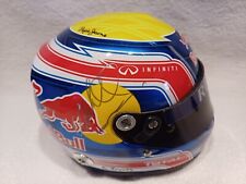 CAPACETE RARO ASSINADO COM CERTIFICADO DE AUTENTICIDADE 2011 MARK WEBBER RENAULT INFINITI RED BULL F1 TEAM 1:2  comprar usado  Enviando para Brazil