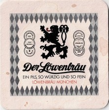 Lowenbrau beer mat for sale  RAINHAM