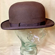 Vintage brown bowler for sale  LLANDYSUL