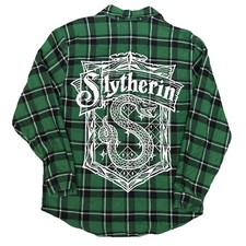 Usado, Xadrez verde Sonserina Cakeworthy Harry Potter flanela manga longa masculino tamanho G comprar usado  Enviando para Brazil