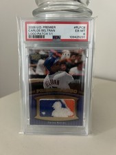 Usado, CARLOS BELTRAN PSA 6 2008 UD PREMIER JOGO USADO LOGOMAN PATCH 1/1 METS comprar usado  Enviando para Brazil