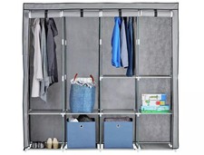 Wardrobe grey black for sale  BIRMINGHAM