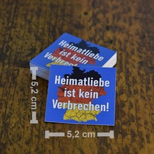 100 aufkleber deutschland gebraucht kaufen  Hamburg