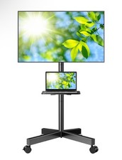 Suporte de TV móvel PERLESMITH para TVs LCD LED tela plana/curva de 23 a 60 polegadas inclinação... comprar usado  Enviando para Brazil