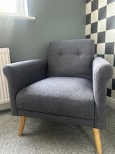 Modern armchair upholstered for sale  MANCHESTER