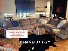 Arhaus couch sale for sale  Rockaway Park