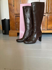 Damenstiefel leder maronibraun gebraucht kaufen  Berlin