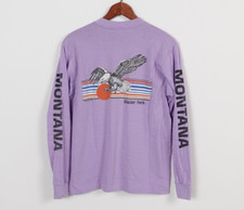 Camiseta De Colección Años 80 Glacier National Park Montana Puntada Única Águila Talla Mediana segunda mano  Embacar hacia Mexico