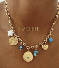 Collier acier inoxydable d'occasion  Annemasse