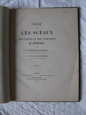Sceaux comtes champagne d'occasion  Rouen-