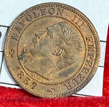 Cuivre centime napoleon d'occasion  Lorient