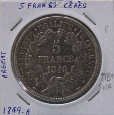 Francs cérès 1849 d'occasion  Breuil-le-Sec