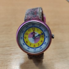 Relógio feminino Flik Flak fabricado na Suíça, caixa de alumínio, quartzo, grupo de amostras, funcionando comprar usado  Enviando para Brazil