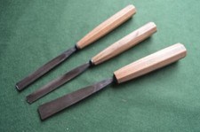 Three woodcarving gouges for sale  BURNLEY