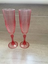 Pair pink plastic for sale  BOURNEMOUTH