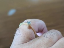 Anello con diamante usato  Aprilia