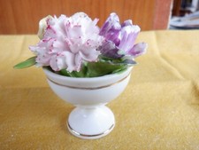 Bouquet fleurs porcelaine d'occasion  Saint-Jorioz