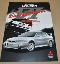 1999 Mitsubishi Lancer Evolution VI RS RS-2 Brochure Broszura EN na sprzedaż  PL