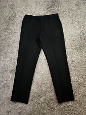 Para Hombre CELINE 'Pantalones Clásicos en Lana Gabardina' En Negro (Talla 50) segunda mano  Embacar hacia Argentina