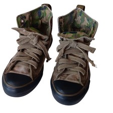 Tênis Converse Chuck Taylor All Star High Top Verde Camuflado Tamanho 5 Masculino 7 Feminino comprar usado  Enviando para Brazil