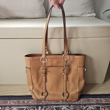 Coach tan leather for sale  LONDON