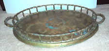 antique brass tray for sale  Madison Heights