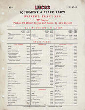 Bristol tractors lucas for sale  BATLEY