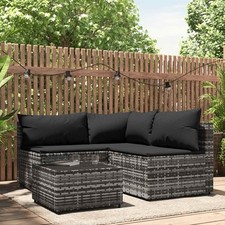 Ogród Lounge Zestaw z poduszką Sofa ogrodowa Sofa narożna Meble ogrodowe Polirattan vidaXL na sprzedaż  Wysyłka do Poland
