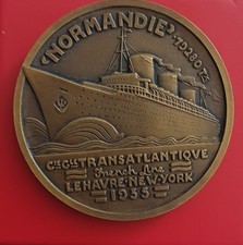 1935 médaille art d'occasion  Menton