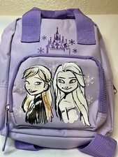 Mochila pré-escolar Disney Frozen 10 polegadas - (roxa) Elsa, Anna, Castelo. comprar usado  Enviando para Brazil