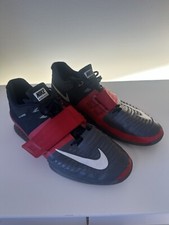 Tênis de halterofilismo Nike Romaleos 3 masculino tamanho EUA 10 vermelho universitário preto RARO comprar usado  Enviando para Brazil