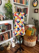 Super Fofo Tru Vintage Anos 1960 Mini-Mod Psicodélico Abstrato  comprar usado  Enviando para Brazil