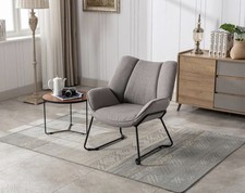 Linen armchair living for sale  BIRMINGHAM