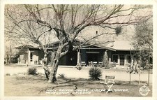 Cartão postal 1930 Patagonia Arizona Main Ranch House Circle Ranch RPPC 25-2163 comprar usado  Enviando para Brazil