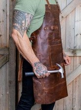 Apron leather bbq for sale  RUGBY