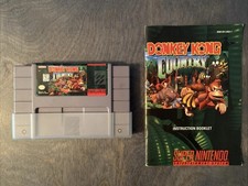 Donkey Kong Country (SNES) com manual de instruções e capa de cartucho comprar usado Donkey Kong Country (SNES) com manual de instruções e capa de cartucho comprar usado  Enviando para Brazil