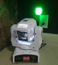 Usado, Luzes de cabeça móveis 60W, luzes LED brancas móveis luz de palco RGBW (sem controle remoto) comprar usado  Enviando para Brazil