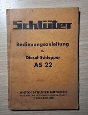 Schlüter dieselschlepper as22 gebraucht kaufen  Recke