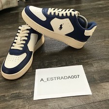 NOVO Polo Ralph Lauren Masters CRT-SK-LTL Masculino Tamanho 8 Sapatos Casuais de Couro Azul comprar usado  Enviando para Brazil
