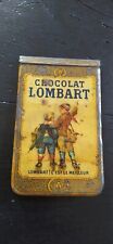Chocolat lombart carnet d'occasion  France