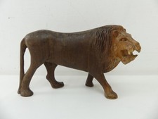 Wooden lion ornament for sale  SHEFFIELD