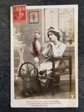Jeune femme rouet d'occasion  Vasles