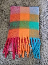 Colourful chunky scarf for sale  SHEFFIELD