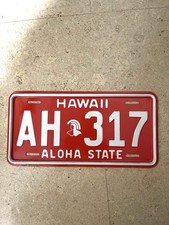 Vintage hawaii nummernschild gebraucht kaufen  Weiden